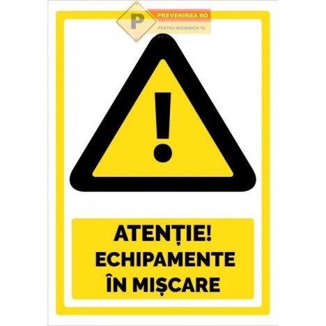 Indicatoare pentru echipamente in miscare