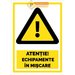 Indicatoare pentru echipamente in miscare